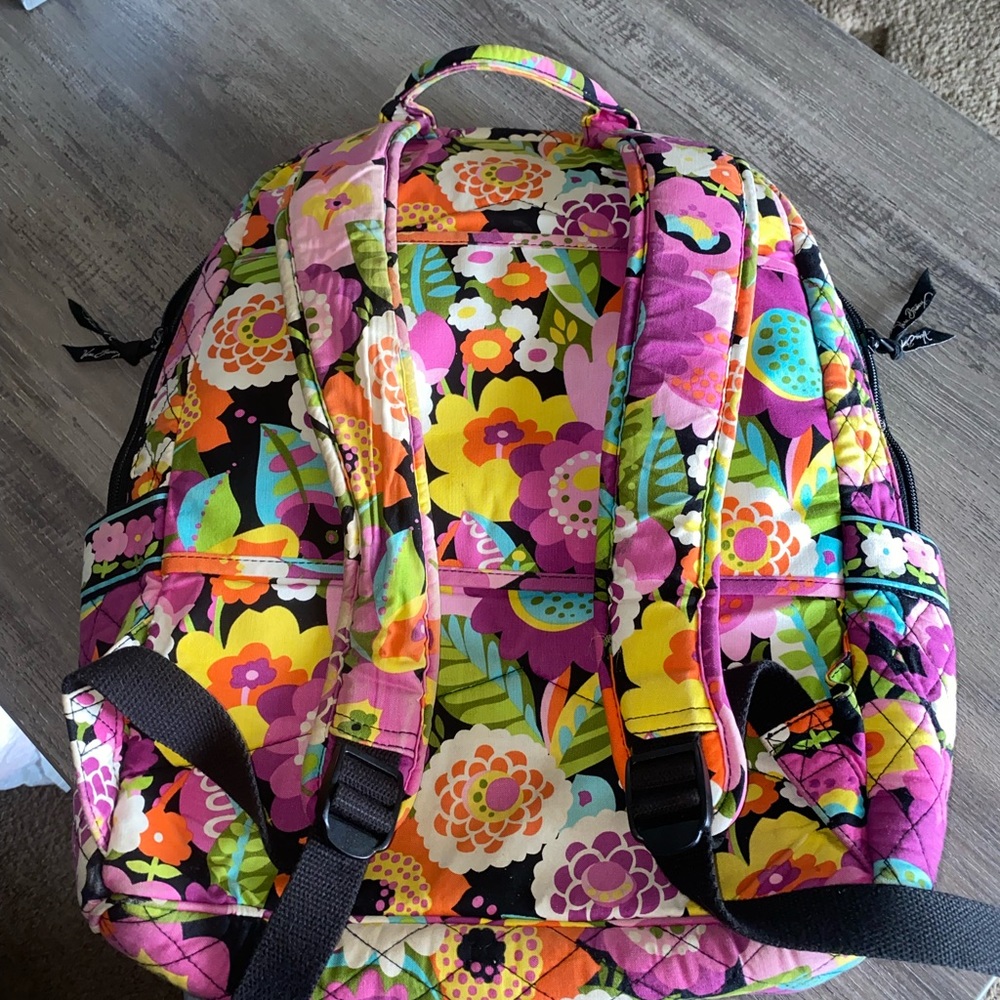 Big backpack that has lots of storage. Was not used very often.